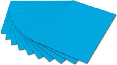 Produktbild von folia Fotokarton (B)500 x (H)700 mm 300 g/qm pazifik 10 Blatt