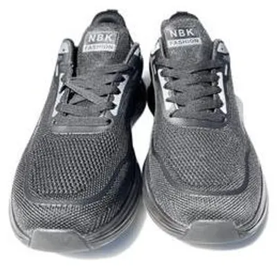 Produktbild von Herren Sneaker Sportschuhe Turnschuhe NBK Laufschuhe Dämpfung Mesh Gr. – Schwarz, Gr. 44