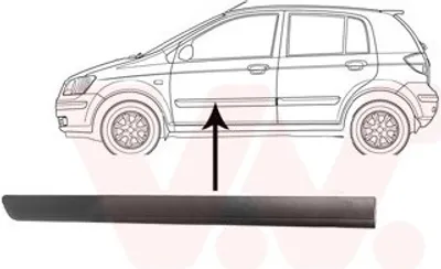 Produktbild von VAN WEZEL Zierleiste für die Tür Vorne Links Leiste für HYUNDAI GETZ (TB) 8252423