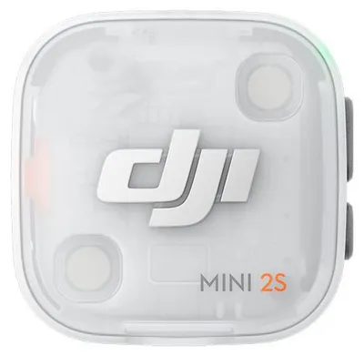 Obrázek produktu pro DJI Mic Mini 2S, Vysílač na tělo, Bílá, 400 m, Lithium-ion (Li-ion), Zabudovaná baterie, 3,91 V