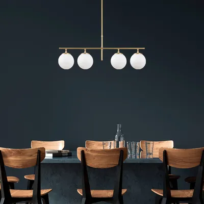 Produktbild von Opviq, Roe- Roe CTN, Glänzendes,Gold, Kronleuchter, 81 x 15 x 36-76 cm, Metallkörper