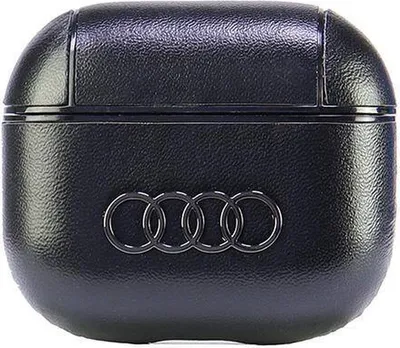 Produktbild von Audi Leder Grosses Logo Airpods 3 Abdeckung Czarny/Schwarz Au-Ap3-Gt/D3-Bk