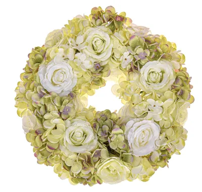 Immagine prodotto di Artificiale con Fiori di Rose e Ortensie