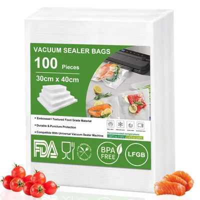 Vakuumbeutel 100 Stück 30x40 cm BPA-frei reißfest