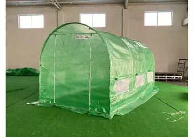 Produktbild von Ersatzfolie für Garten-Folientunnel 2x4 m – PE-Gitterfolie 140 g/m² mit UV-Schutz