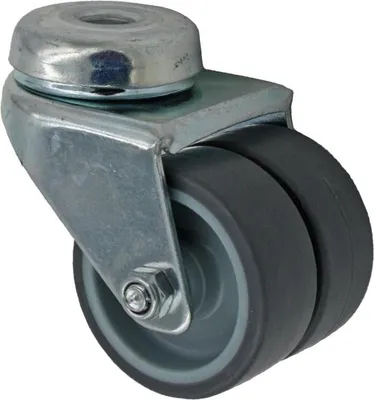 Produktbild von 50 mm Apparaterolle Doppelrolle Möbelrolle Transportrolle Lenkrolle TK.80kg