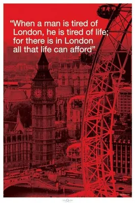 Productafbeelding van Londen - Londen - Stadsquote - 61x91,5 cm - Poster