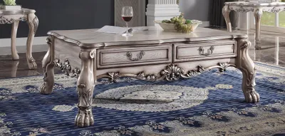 Produktbild von Couchtisch Beistelltisch Holz Sofa Wohnzimmer Tisch Barock Designer Klassischer