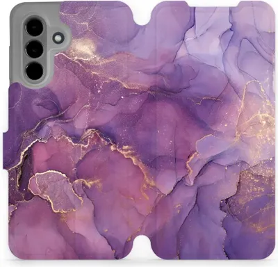 Produktbild von Handyhülle mit klappe für Galaxy A26 5G, Mobiwear Book, Violett