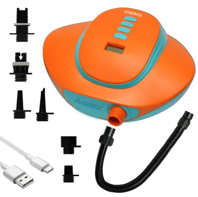 Immagine prodotto di Pompa elettrica per gonfiabili - Pompa elettrica - Pompa per materassi gonfiabili - Pompa per gonfiabili - Ricaricabile tramite USB