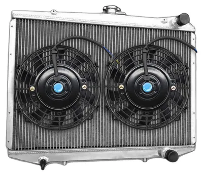 Obrázek produktu pro Hliníkový chladič, 100% hliníková konstrukce, vhodný pro modely z let 1986–2004, obsahuje kompatibilní ventilátory, vysoký chladicí výkon, snadná instalace