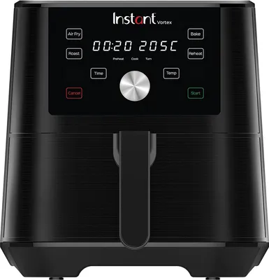 Obrázok produktu pre Teplovzdušná fritéza 1700 W 5,7 l Mini rúra - zdravé teplovzdušné fritovanie, pečenie, zapekanie a ohrievanie potravín, čierna
