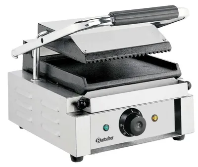 Productafbeelding van BARTSCHER contactgrill, grillplaat: gegroefd aan de bovenkant, glad aan de onderkant