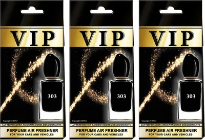 Produktbild von 3x Auto Duft VIP 303, Lufterfrischer Auto,Duftbaum auto,Auto zubehör,Duftspender
