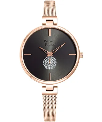 Immagine prodotto di Orologio Pierre Ricaud da donna P22108.9117Q CYRKONIE oro rosa