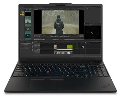 Image de Lenovo ThinkPad P16s Gen 5 (Intel), avec Copilot + PC, processeur Intel Core Ultra 9, écran 40,6 cm (16 pouces), résolution 1920 x 1200 pixels, 64 Go de mémoire, 1 To de stockage, Windows 11 Pro
