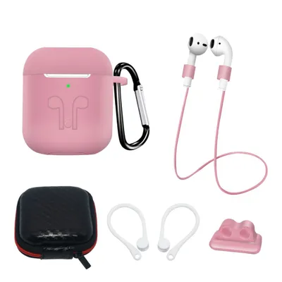 Zdjęcie produktu dla Zestaw silikonowych etui do AirPods 2 / AirPods 1 - niebieski