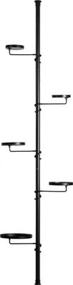 Produktbild von Teleskopregal Pflanzenhalter Esschert’s Garden H 210 - 301 cm Stahl schwarz