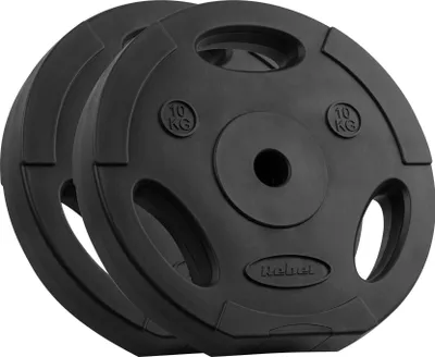 Produktbild von Bitumenlast-Set 2x10kg 20kg Loch 31mm Plattengriffe REBEL