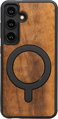Immagine prodotto di Custodia in legno Bewood per Samsung Galaxy S25 IMBUIA con MagSafe