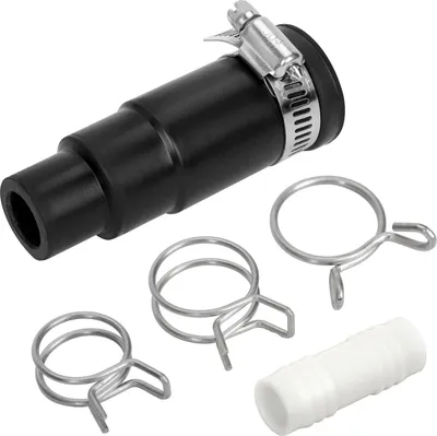 Produktbild von Famanu Abflussadapter für Geschirrspüler und Abfallentsorgung - Inklusive Schlauchschellen und Anschlussstück