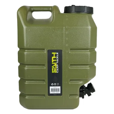 Produktbild von Faith Jerrycan 15 L Kanister mit Hahn, 15 Liter - 29,5 x 18,0 x 38,5 cm