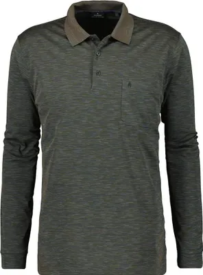 Produktbild von Polo button LS space dye 336 KHAKI Größe M