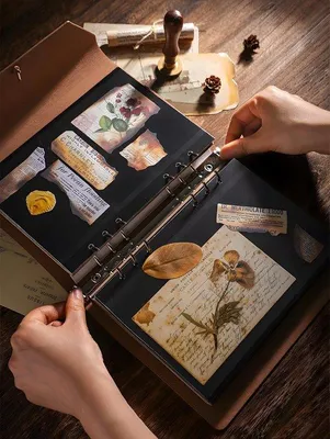 Produktbild von Famanu Fotoalbum & Scrapbook - 100 Seiten - Ideal als Gästebuch oder Geschenk