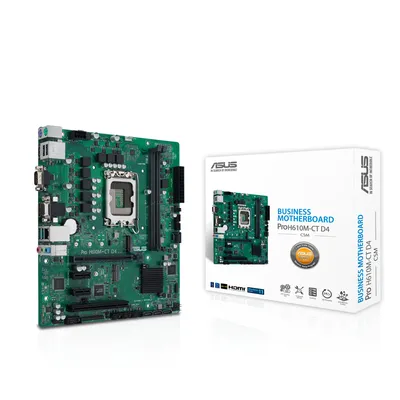 Produktbild von ASUS 90MB1A30-M0EAYC PRO H610M-C D4-CSM Intel H610 LGA 1700 micro ATX