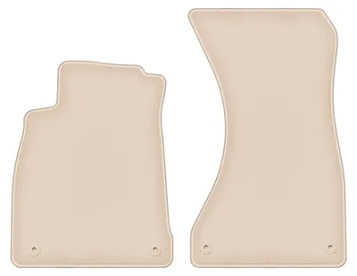 Produktbild von DURBAN Beige Velours-Fußmatten vorne für Audi A4 B9 Sportback, Limousine, Kombi, Avant, allroad (2015-)