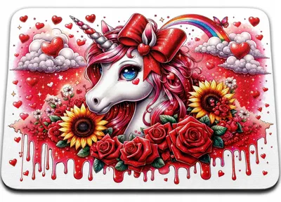 Obrázek produktu pro PODKŁADKA POD MYSZKĘ 24 x 20 - JEDNOROŻEC UNICORN KOŃ