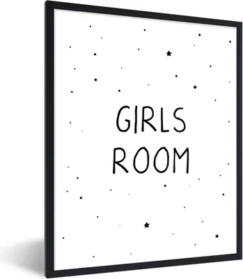 Produktbild von MuchoWow® Gerahmtes Poster Zitate - Mädchenzimmer - Mädchen - Kind - Sprichwörter 30x40 cm - Poster mit Schwarzem Bilderrahmen Wandposter Rahmen Foto Bilder - Wanddeko - Kunstdrucke
