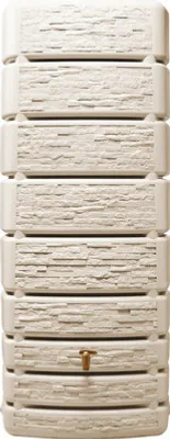 Produktbild von Wandtank 4rain Slim Stone Decor inkl. Auslaufhahn 500 l sandbeige