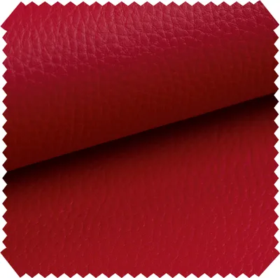 Produktbild von novely® DONAU Weiches Kunstleder - Polsterstoff mit natürlicher Narbung - Möbelstoff im Echtleder-Look - Pflegeleichte Meterware 1lfm - Farbe: 23 Rot