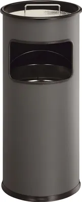 Productafbeelding van Duurzame asbak 3330 58 Standasbak met zandbak, METALL, rond, 260x620mm (ØxH), 17 liter, antraciet