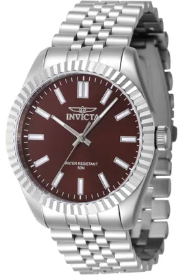 Obrázok produktu pre Invicta Specialty 47482 Pánske Hodinky - Quartz Hnacie - Nerezová Oceľ s Hnedým Ciferníkom - 43 mm