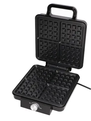 Zdjęcie produktu dla Extralink Home Gofrownica 2200W Czarna na 4 Gofry Belgijskie