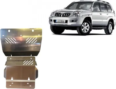 Produktbild von Aluminium Unterfahrschutz für Motor Toyota Land Cruiser J120