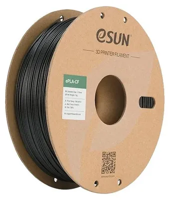 Obrázok produktu pre Filament pre 3D tlačiarne, vystužený uhlíkovými vláknami, vysoká kompatibilita, čierny