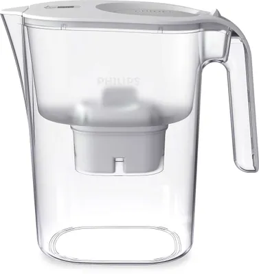 Produktbild von PHILIPS AQUA Wasserfilterkaraffe Mayflower 2,6 L, weiß