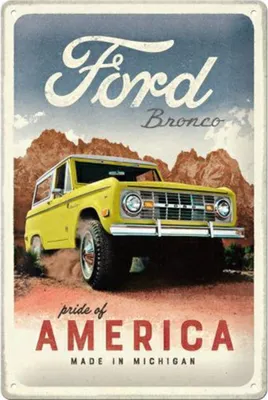 Zdjęcie produktu dla Plakat 20X30 Ford Bronco America