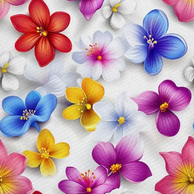 Immagine prodotto di OUTDOOR DEKOSTOFFE OXFORD - Motivo Fiori colorati | DX18059