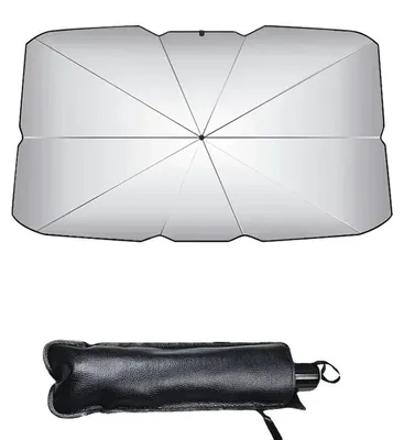 Image de Protection solaire pour la voiture, protection UV, design pliable, 1 pièce, grande taille