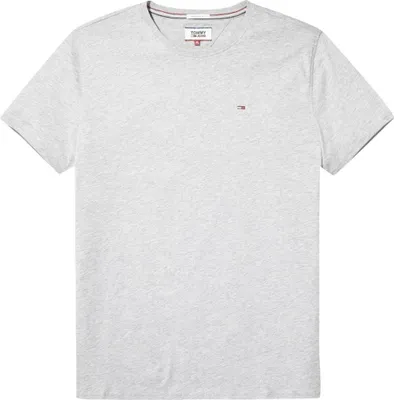 Imagen del producto de Camiseta de algodón original Tommy Jeans para hombre, color gris, talla XL