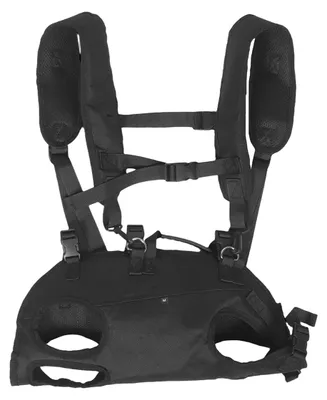 Produktbild von Hunderucksack Tragetasche für kleine & mittelgroße Hunde, atmungsaktiv, Fronttrage mit 4-Bein Design, verstellbar, Reise & Outdoor