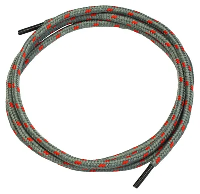 Produktbild von NITRAS Schnürsenkel, grau / rot | Packung (1 Paar)