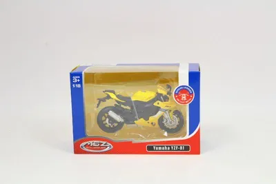 Produktbild von Modell 1:18 Yamaha YZF-R1, gelb