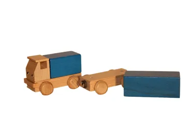 Immagine prodotto di Erzgebirge auto in legno camion in legno camion giocattolo in legno colorato