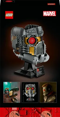 Zdjęcie produktu dla LEGO 76251 Marvel Hełm Star-Lorda, Zestaw Kolekcjonerski do zbudowania dla Dorosłych, Avengers Saga Nieskończoności Strażnicy Galaktyki, Pomysł na prezent dla Fanów Superbohaterów