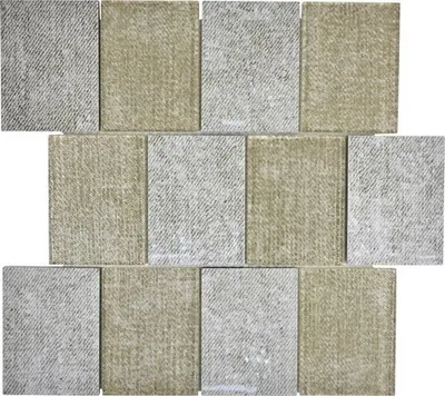 Produktbild von Glasmosaik XCM J501 30x30 cm mix beige